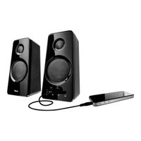 ENCEINTES PC TRUST - Haut-parleurs multimédia PC pour iPod