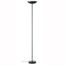 LAMPADAIRE  Lampadaire OVELIA halogène noir brillant