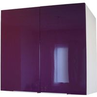 ÉLÉMENTS HAUT POP Meuble haut de cuisine L 80 cm - Aubergine ÉLÉMENTS HAUT POP Meuble haut de cuisine L 80 cm - Aubergine