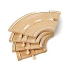 PIECE DETACHEE CIRCUIT Lot de quatre routes courbes