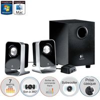 ENCEINTES PC Logitech LS21 2.1 Stereo Speaker System