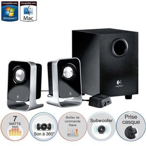 ENCEINTES PC Logitech LS21 2.1 Stereo Speaker System