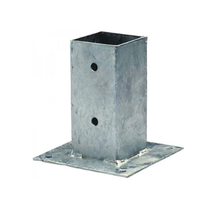 Support poteau 6x6cm en métal à fixer Achat / Vente piquet poteau