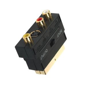 APM 402005 Adaptateur S / VHS - Péritel - 3 RCA