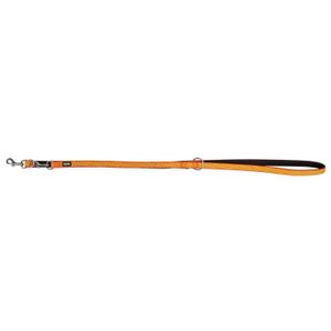 KERBL Laisse dressage réfléchissante pour chien - 20mmx200cm - Noir et orange