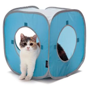 KITTY CITY Cube - Aire de jeux 38x38x38cm - Pour chat