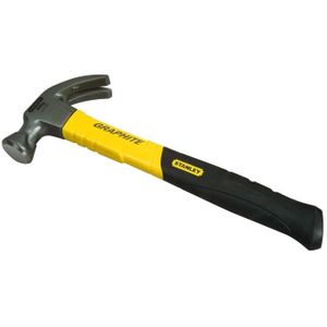 STANLEY Marteau arrache-clous manche graphite 450g