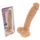 Gode ventouse réaliste avec testicules - 24.5 cm