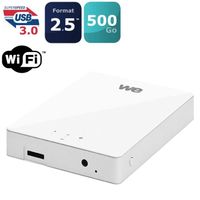 WE Disque Dur WiFi 2,5" 500Go USB 2.0 WE Disque Dur WiFi 2,5" 500Go USB 2.0