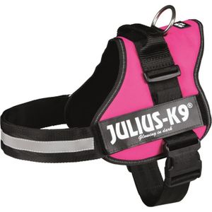 Harnais Power Julius-K9 - 2 - L-XL : 71-96 cm-50 mm - Fuchsia - Pour chien