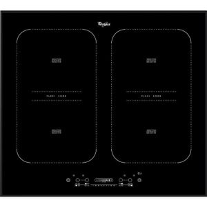 WHIRLPOOL ACM828BA - Table de cuisson ? induction - 6 zones - 7200W - L58 x P51cm - Rev?tement verre - Noir
