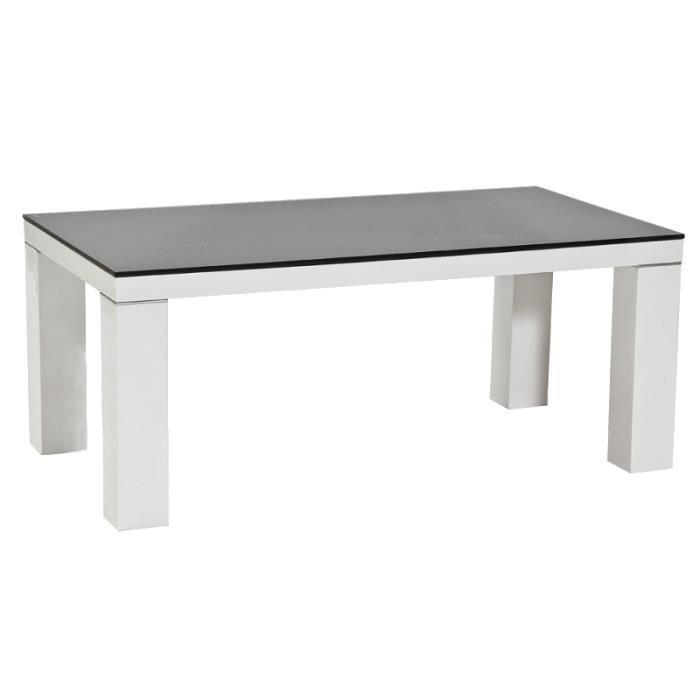 table basse b&w - noir / blanc
