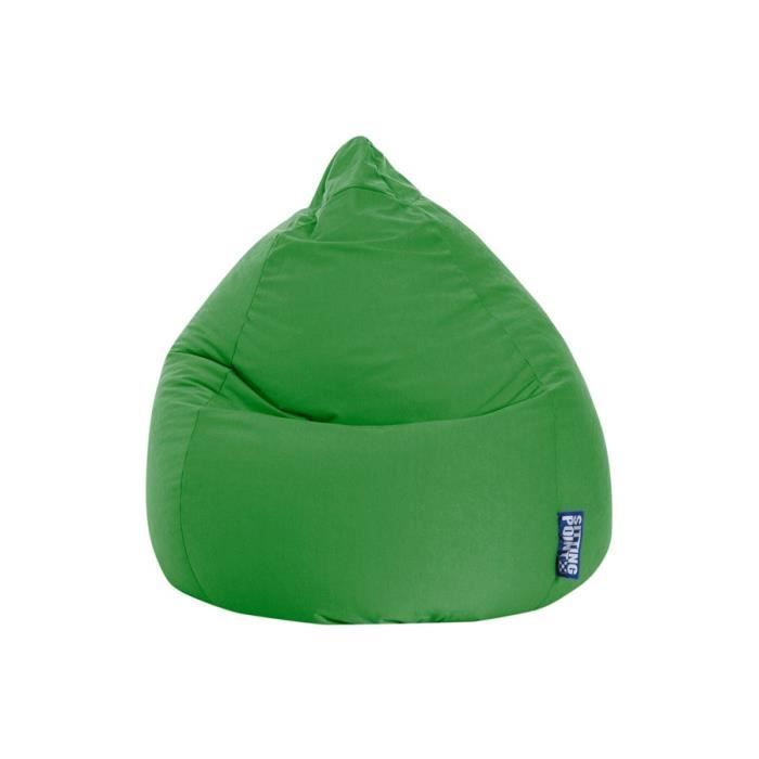 Pouf Poire Easy XL Vert Prairie by SittingPoint Achat / Vente pouf poire 100 polyester