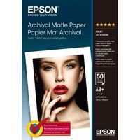 PAPIER IMPRIMANTE Papier photo Epson A3 Mat - 50f - 192g/m²