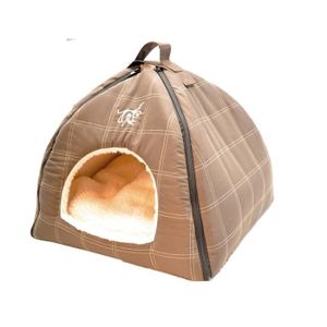VADIGRAN Tipi Polo café pour chien 43 x 43 x 38cm