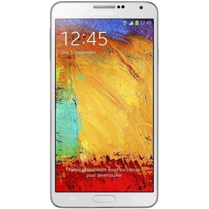Samsung Galaxy Note 3 Blanc 4G smartphone, prix pas cher
