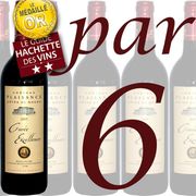 VIN ROUGE Carton de 6 Cht. Plaisance Cuvée Excellence 2005