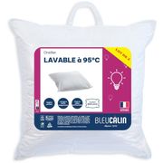 OREILLER - TRAVERSIN  BLEU CALIN Lot de 2 oreillers lavables 60x60cm