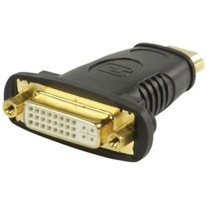 VALUELINE Adaptateur HDMI High Speed avec Ethernet Connecteur HDMI - DVI-D 24 + 1 broches Femelle Noir