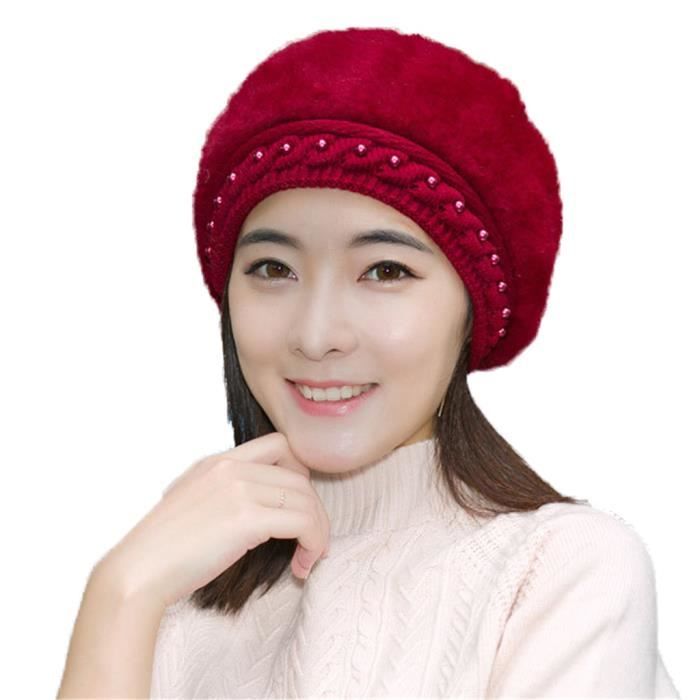 CEINTURE ET BOUCLE LaBelle,H Bonnet Femme Hiver Chaud Chapeau Femme F