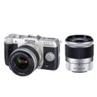 APPAREIL PHOTO HYBRIDE PENTAX Q10 Silver + 5-15 + 15-45