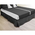 CACHE SOMMIER SOLEIL D'OCRE Cache sommier noir 140x190cm