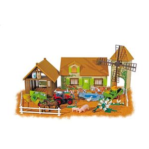 UNIVERS MINIATURE Grande Ferme : FERME + GRANGE + MOULIN + VEHICULES UNIVERS MINIATURE Grande Ferme : FERME + GRANGE + MOULIN + VEHICULES