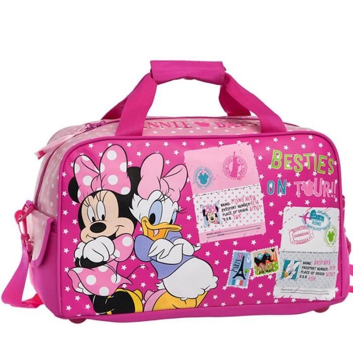 Sac de voyage Fille MINNIE & DAISY 45cm Rose Rose Achat / Vente sac de voyage 3662796041062