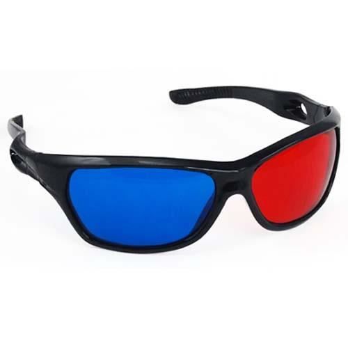 2 paires rouge / bleu anaglyphe 3D pour le match de film en 3D 3d, avis et