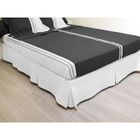 CACHE SOMMIER SOLEIL D'OCRE Cache sommier blanc 90x190cm