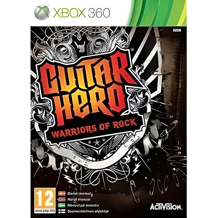 GUITAR HERO Warriors of Rock / Jeu console XBox 36   Achat / Vente