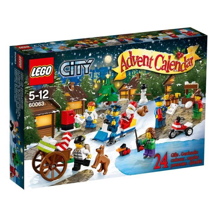 LEGO City 60063 Le calendrier de l’Avent City - Achat / Vente