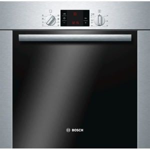 BOSCH HBA63B252F Four électrique encastrable multifonction - Chaleur tournante - 60L - Pyrolyse - A - Inox