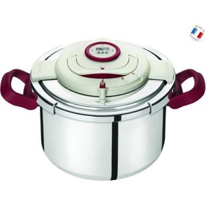 SEB CLIPSO + PRECISION BL/R Autocuiseur P4411406 8 l Tous feux dont induction
