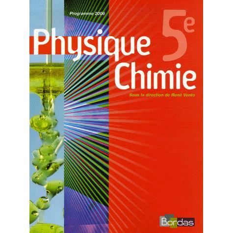 Physique Chimie 5e Achat / Vente livre René Vento;Martial Aude