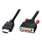 CABLE AUDIO VIDEO Lindy - 41106 - Câble HDMI à DVI-D, 10m