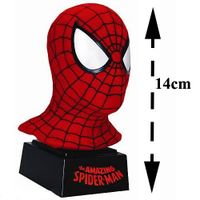 MASQUE-MAQUILLAGE-ACCESSOIRE VISAGE Masque Spiderman rouge 14cm (réplique)