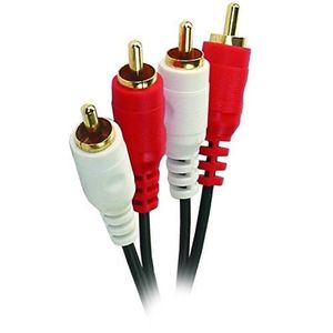 APM 417006 Cordon 2 RCA Mâle / 2 RCA Mâle - Plugs or - 10m