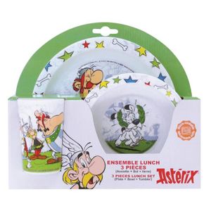 Astérix Coffret : Assiette - Bol - Verre