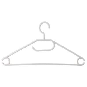 6 cintres plastique crochet tournant 41 cm