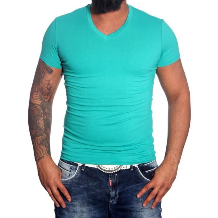 t shirt homme v