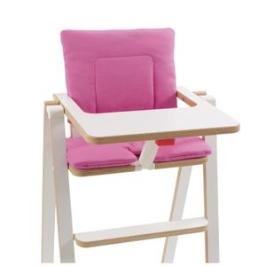 SUPAFLAT Coussin de chaise haute - princess pink