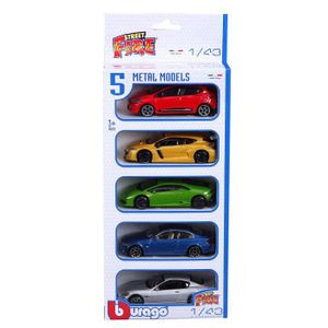 BURAGO Pack 5 Véhicules Echelle 1/43