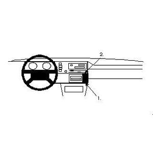 Fixation voiture ProClip Volkswagen Cabrio