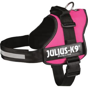 Harnais Power Julius-K9 - 3 - XL : 82-118 cm-50 mm - Fuchsia - Pour chien