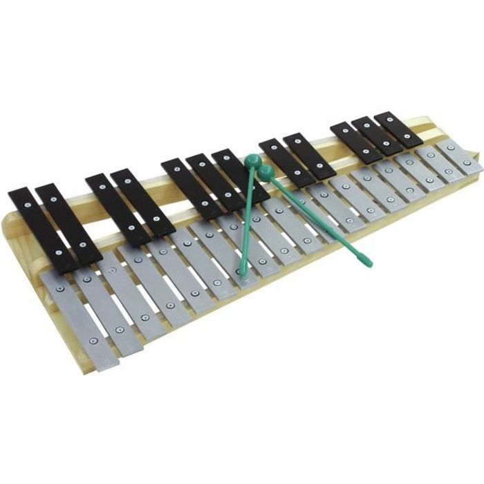 Metallophone with case Metal xylophone pas cher Achat / Vente xylophone Cdiscount