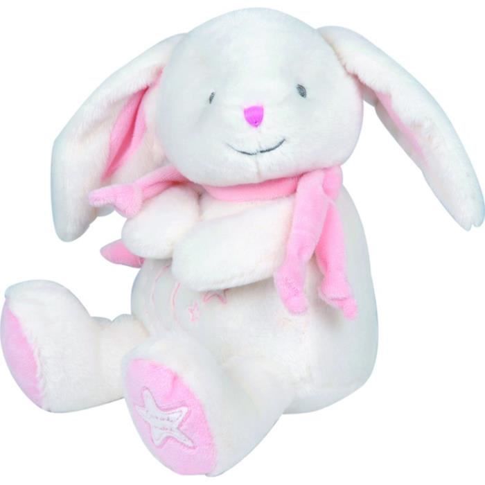 Lapin Bonbon Veilleuse musicale rose Rose Achat / Vente veilleuse