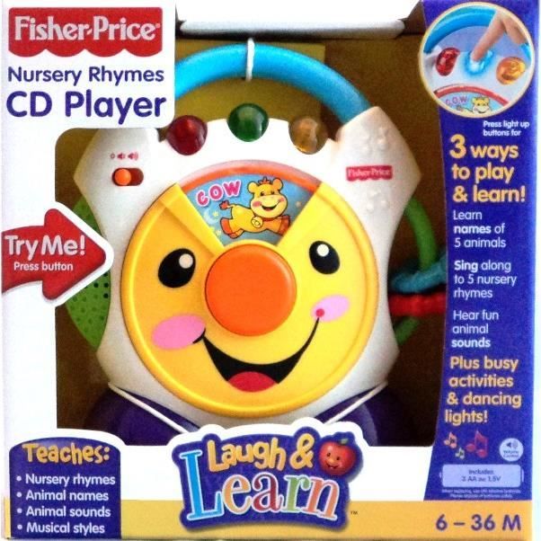 Fisher Price Laugh & Learn Nursery Rhymes CD Playe Achat / Vente
