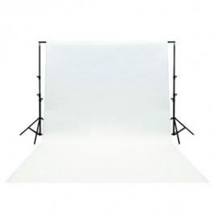 KONIG KN-BD32W Toile Studio Backdrop 190 x 295 cm Translucide - Blanc