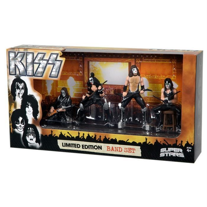 KISS Pack 4 figurines KISS 10 cm Achat / Vente figurine